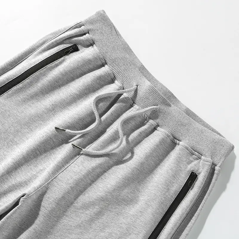 Men Black Knitted Sports Pants Large - Image 11