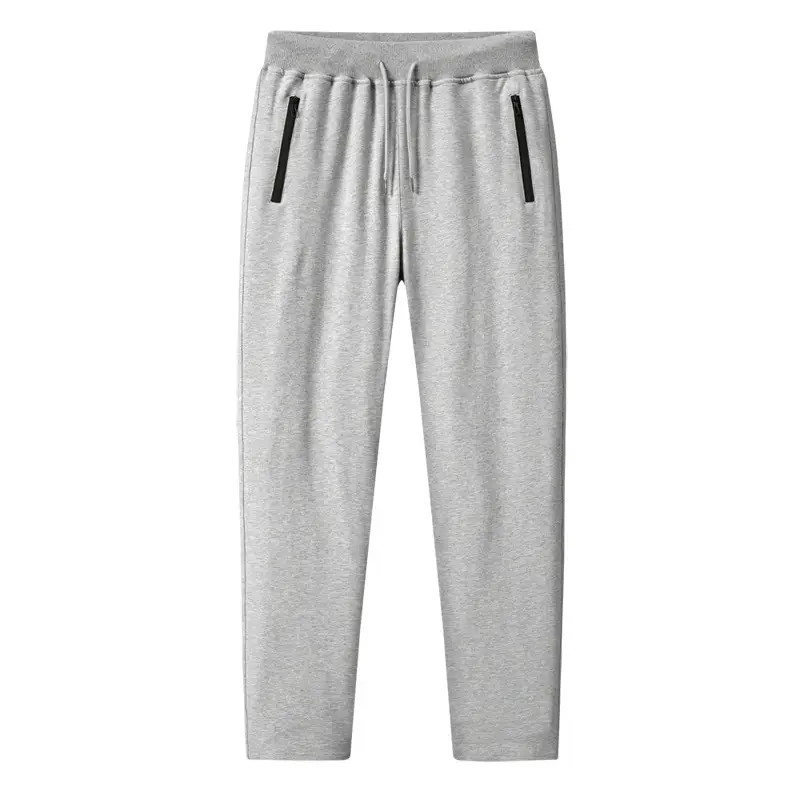 Men Black Knitted Sports Pants Large - Image 3