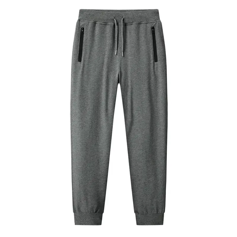 Men Black Knitted Sports Pants Large - Image 8