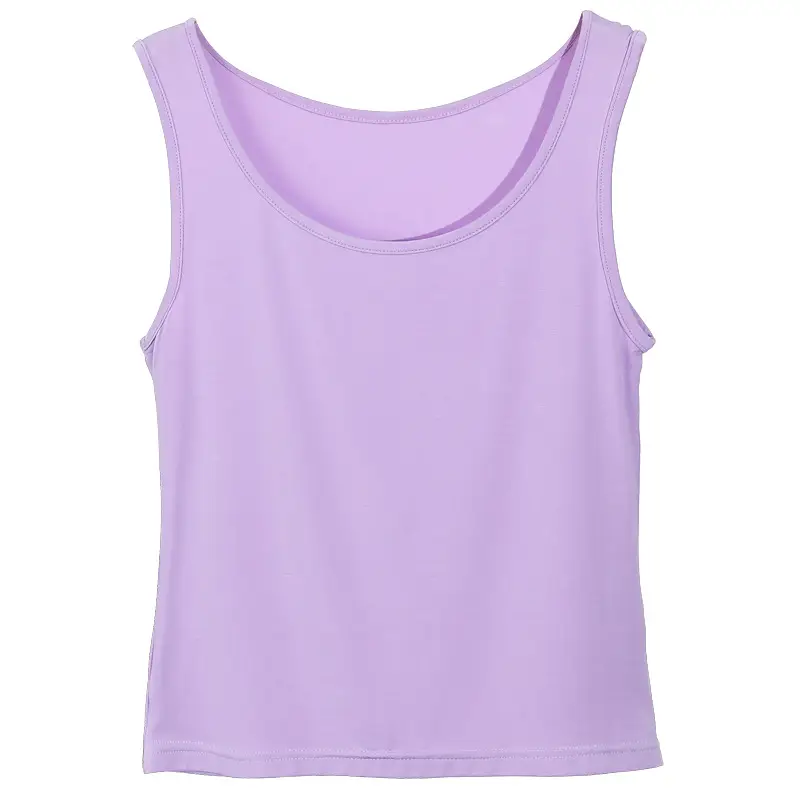 Women's U-Neck Vest Plus Size Modal Slim Fit - Image 6