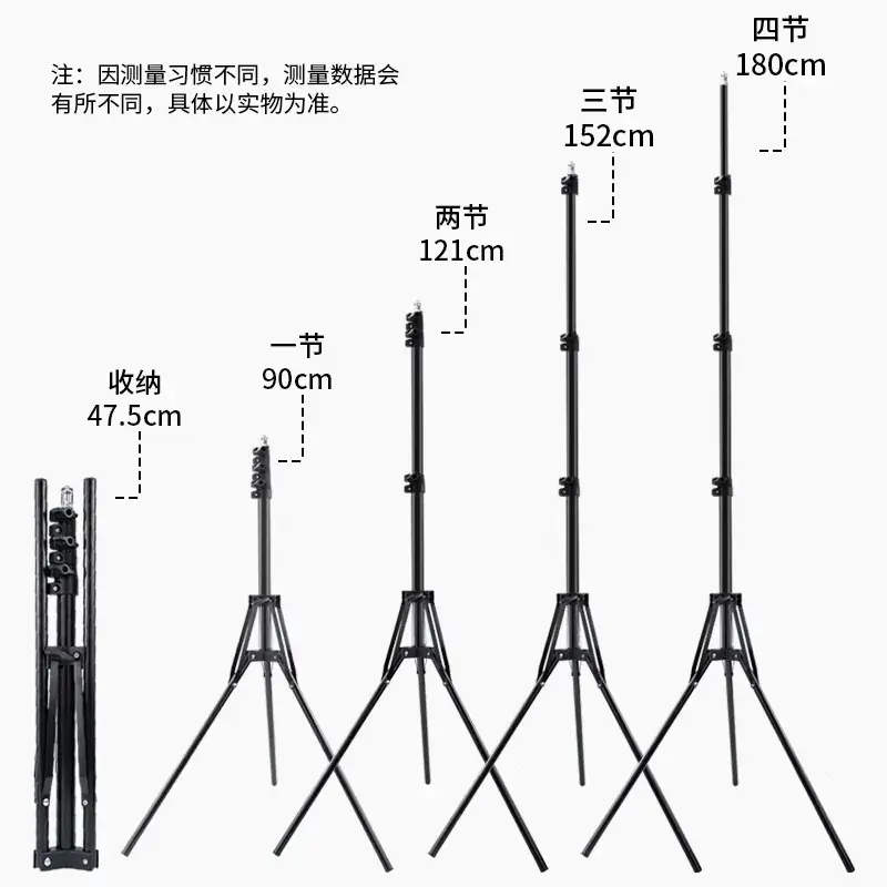 Foldable Tripod Stand for Mobile Phone Live Streaming Tablet Photography - Image 4