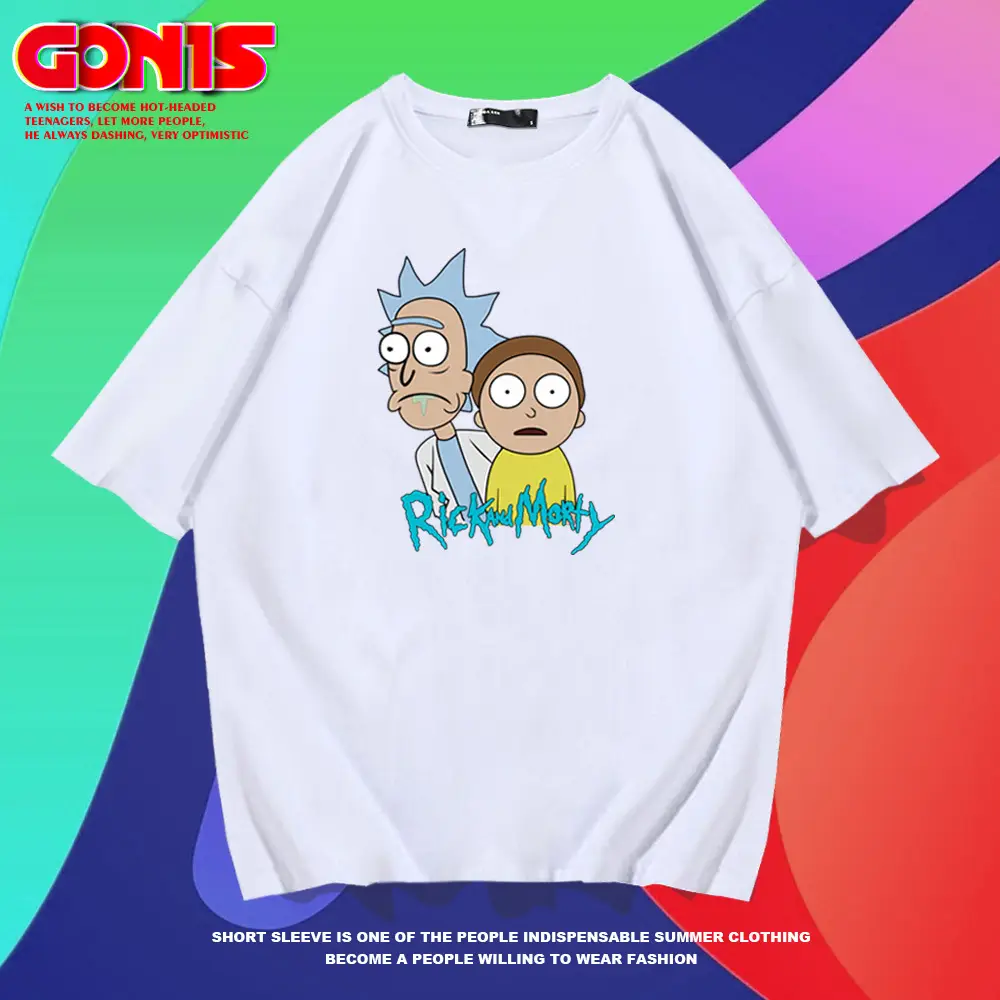 Rick and Morty Short Sleeve T-Shirt Yellow - Image 8