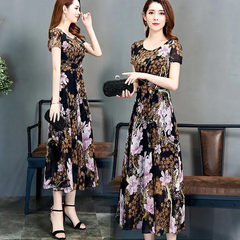 Long Floral Skirt Summer Dress 2019 — feature 2