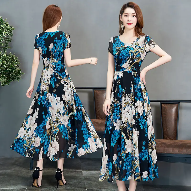 Long Floral Skirt Summer Dress 2019 — feature 3