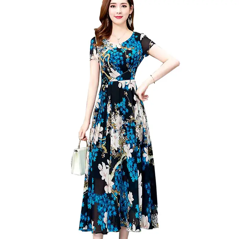 Long Floral Skirt Summer Dress 2019 — feature 5