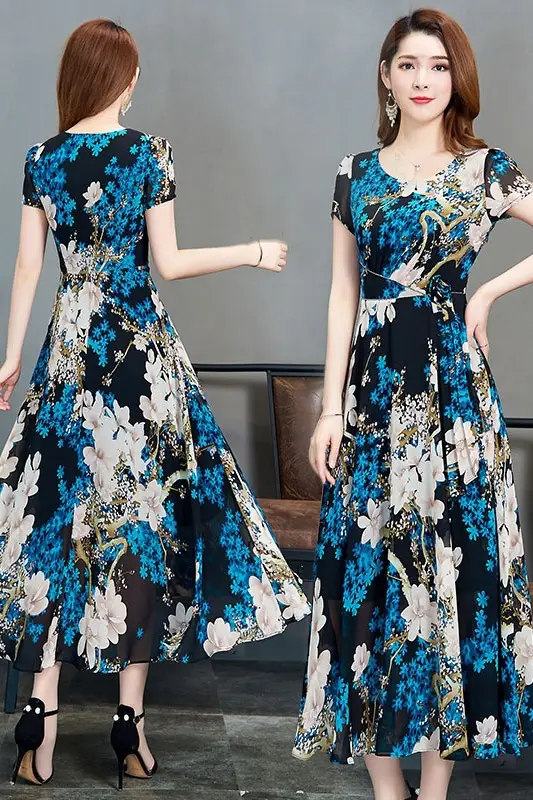 Long Floral Skirt Summer Dress 2019 — feature 6