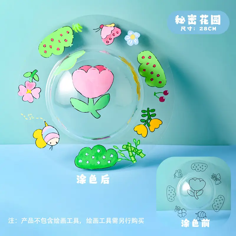 Kids Straw Hat DIY Painted Panda Design - Image 21