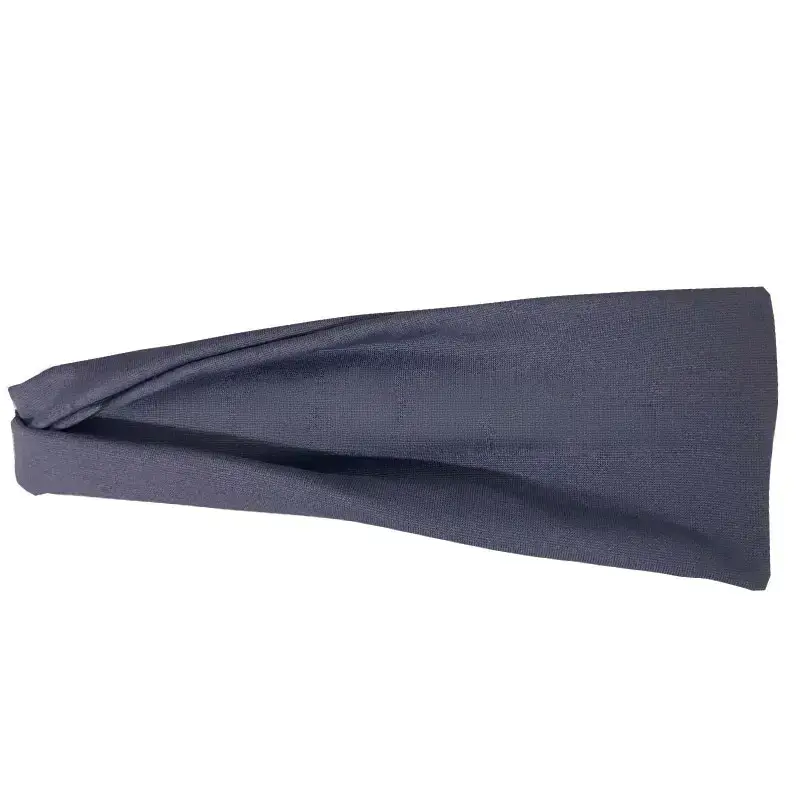 New European American Hair Bands Running Fitness Elastic Headscarf Solid Color - Image 16