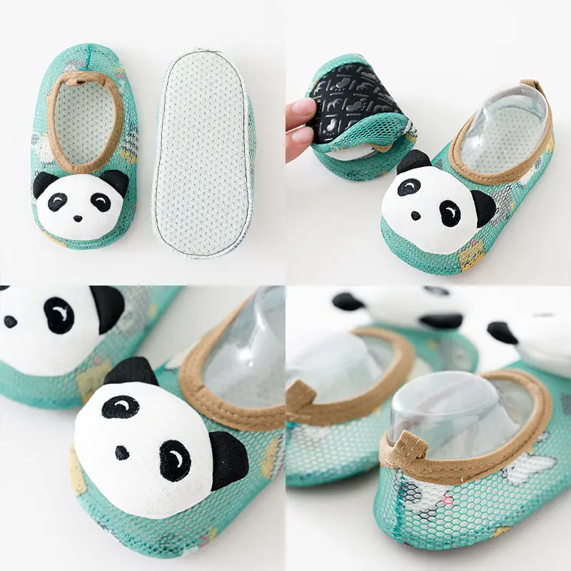 Panda Design Non-Slip Toddler Baby Floor Socks - Image 9