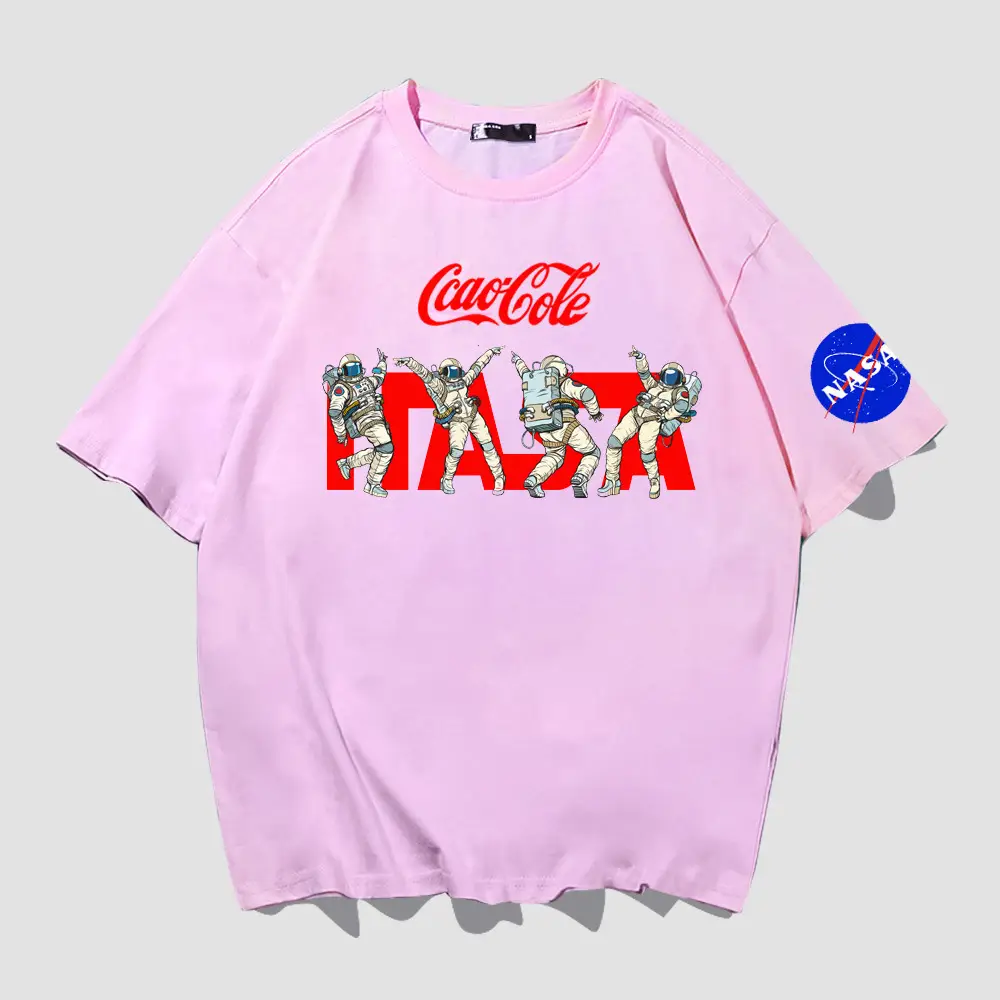 Nasa Cartoon Graphic Blue T-Shirt for Youth