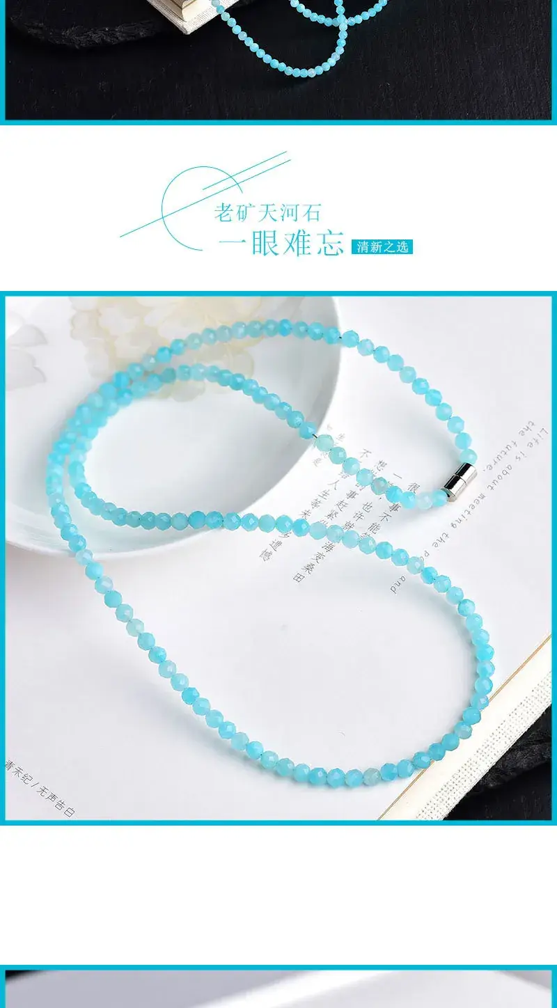 Magnetic Three-Ring Bracelet Blue Stone Mozambique — feature 7