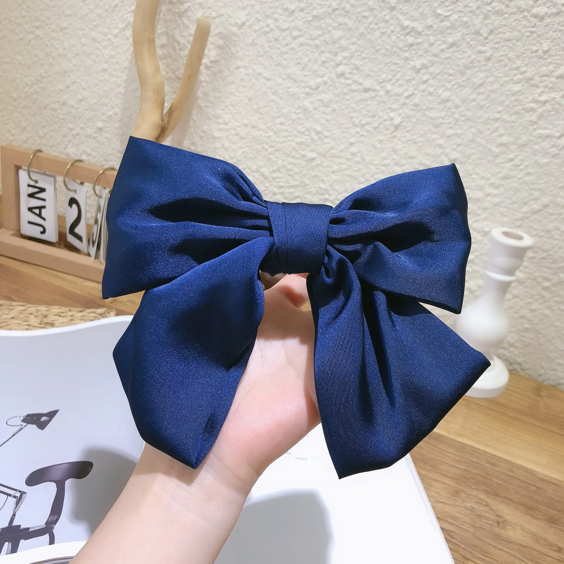 Red Japanese Hairpin Bow Hair Clip for Girls