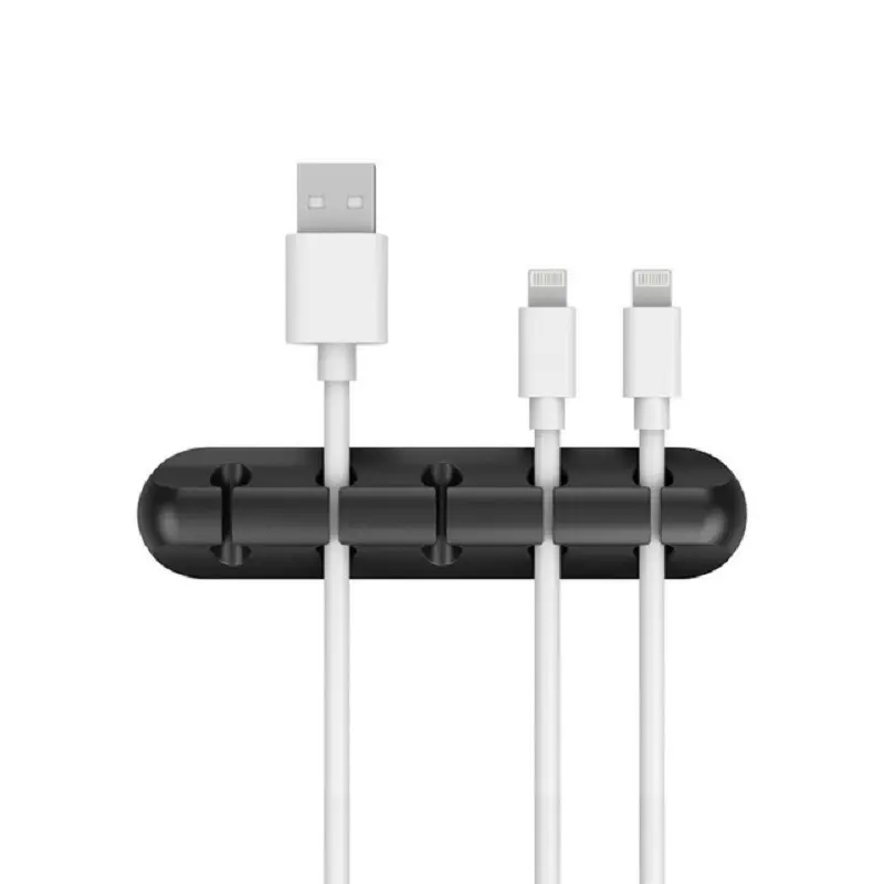 Earphone Charging Cable Clip, Cable Holder, Wire Organizer, Silicone Organizer, Data Cable Organizer, Silicone Perforated