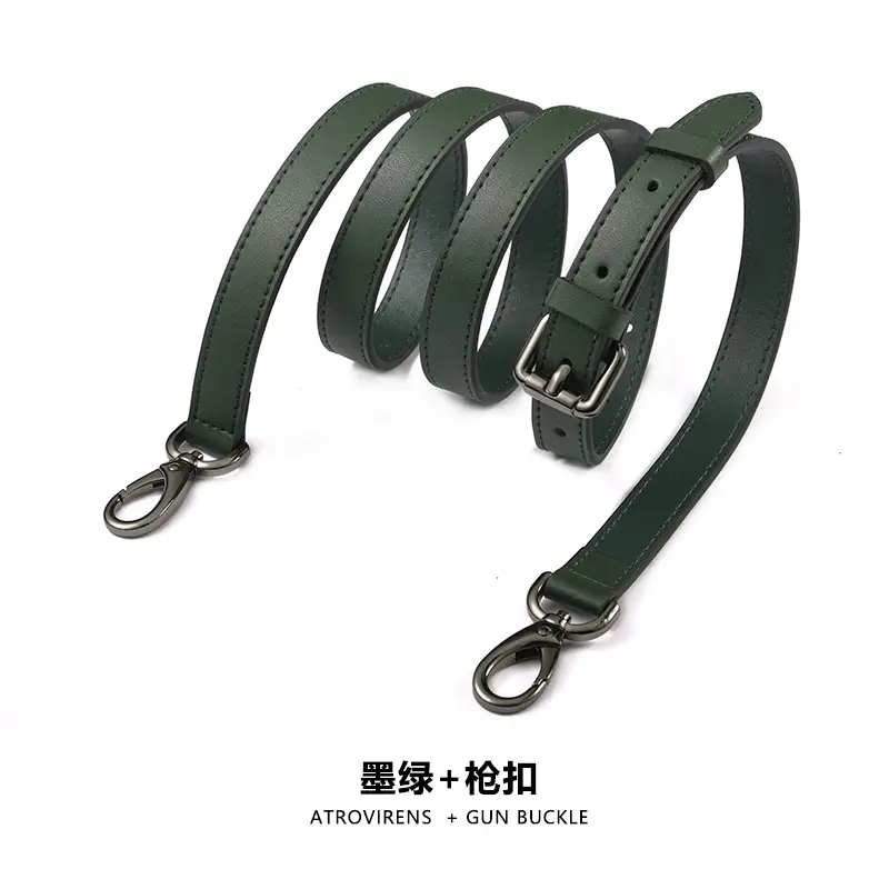 A- 1 plain dark green gun buckle (153#)