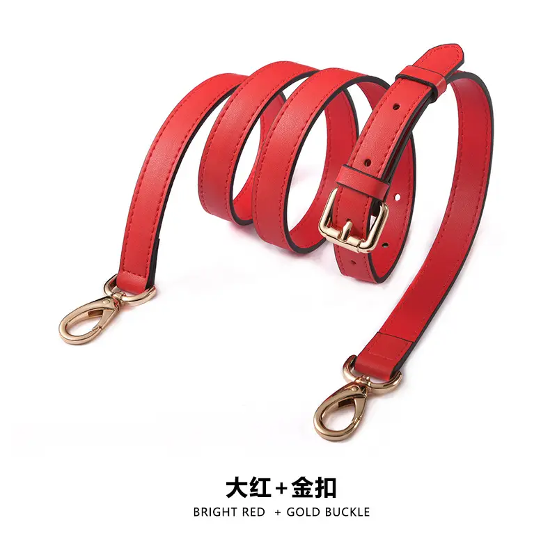 A- 1 plain big red gold buckle (153#)