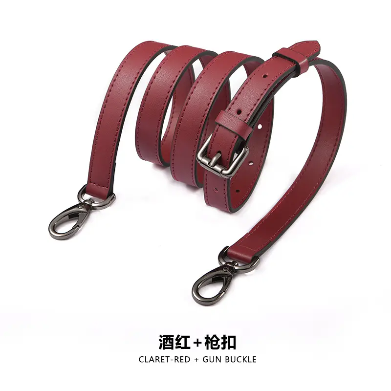 A- 1 plain wine red buckle (153#)