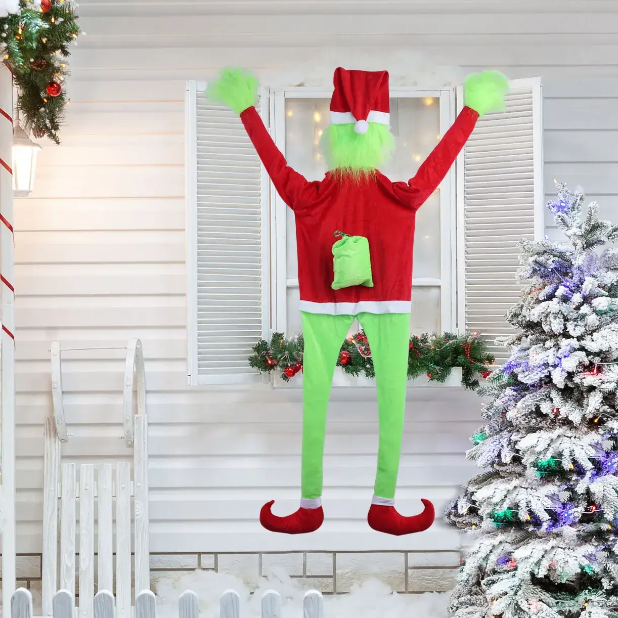 Cross-Border Santa Claus Christmas Decor Plush Clothes