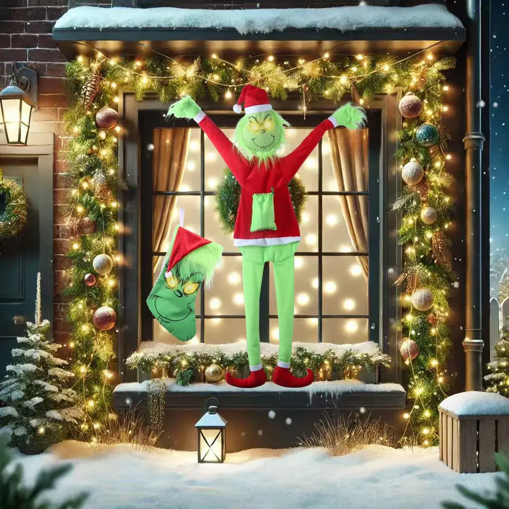 Cross-Border Santa Claus Christmas Decor Plush Clothes