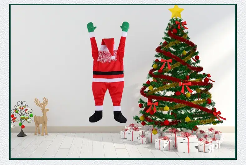 Cross-Border Santa Claus Christmas Decor Plush Clothes — feature 44