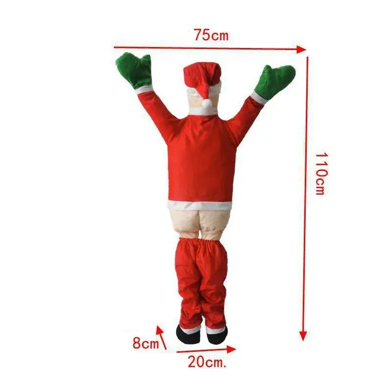 Cross-Border Santa Claus Christmas Decor Plush Clothes — feature 46