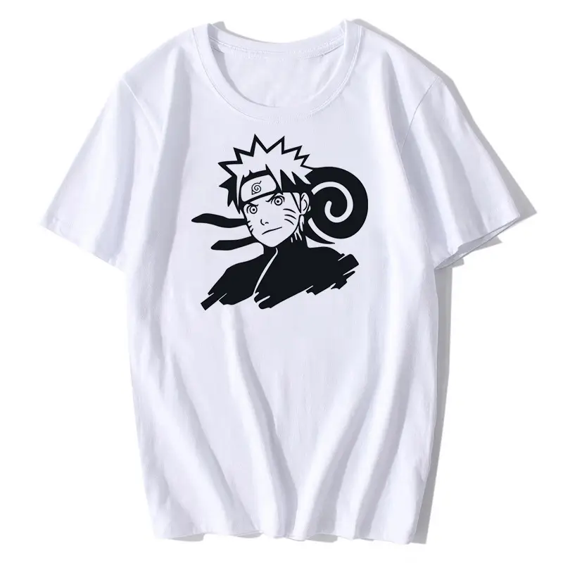 Naruto Graphic T-Shirt Black Short Sleeve Men Women - Image 3
