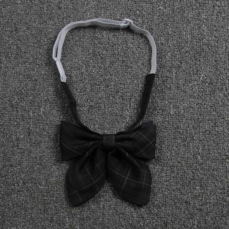 Japanese College Plaid Skirt Grey Carbon JK Uniform - Image 10