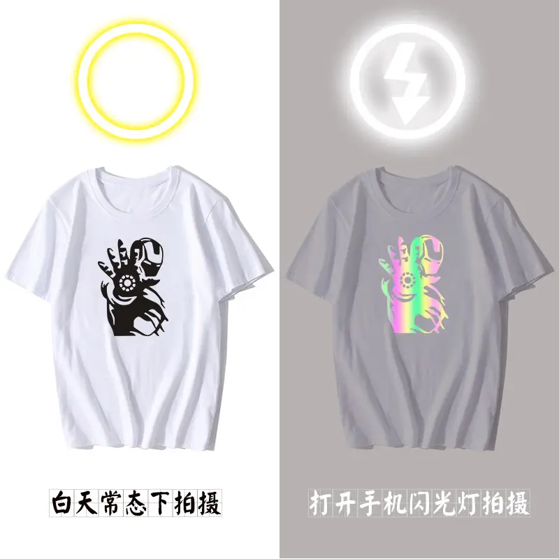 2020 Super Hero T-Shirt White Colorful Print Youth