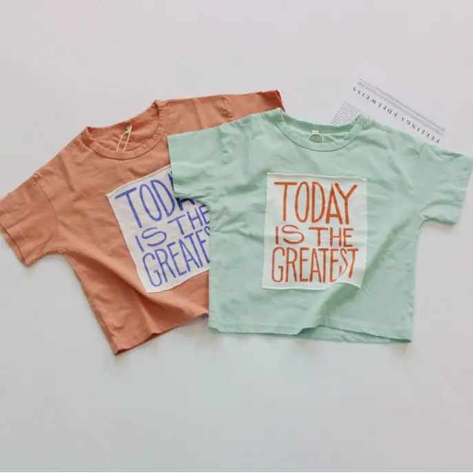 Summer Kids T-Shirts Korean Printed Loose Fit - Image 3