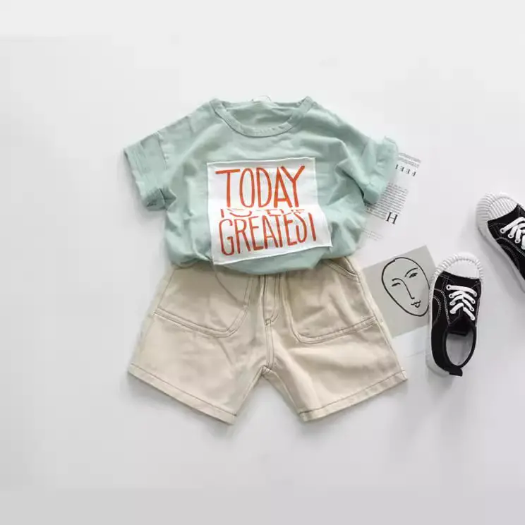 Summer Kids T-Shirts Korean Printed Loose Fit - Image 5
