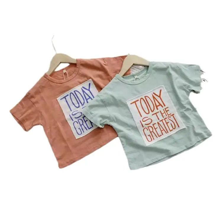 Summer Kids T-Shirts Korean Printed Loose Fit - Image 7