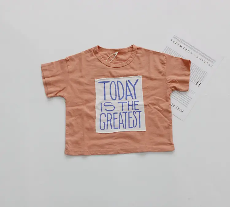 Summer Kids T-Shirts Korean Printed Loose Fit — feature 10