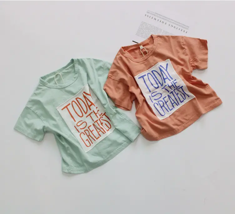 Summer Kids T-Shirts Korean Printed Loose Fit — feature 7