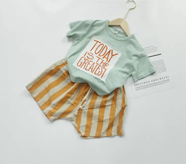 Summer Kids T-Shirts Korean Printed Loose Fit — feature 8