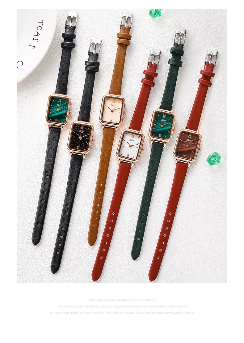 Goldie British Style Ladies Watch with Malachite Dial — feature 12