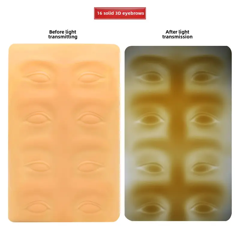 Silicone Eye Lip Tattoo Brow Fake Eyebrow Contact Lens Line - Image 15