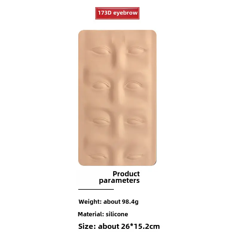 Silicone Eye Lip Tattoo Brow Fake Eyebrow Contact Lens Line - Image 16