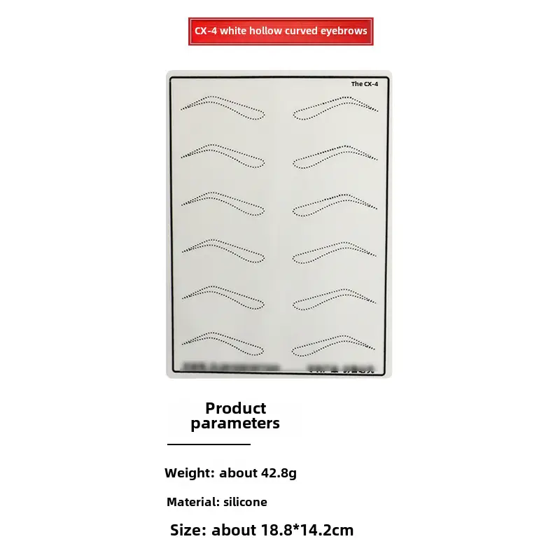 Silicone Eye Lip Tattoo Brow Fake Eyebrow Contact Lens Line - Image 29