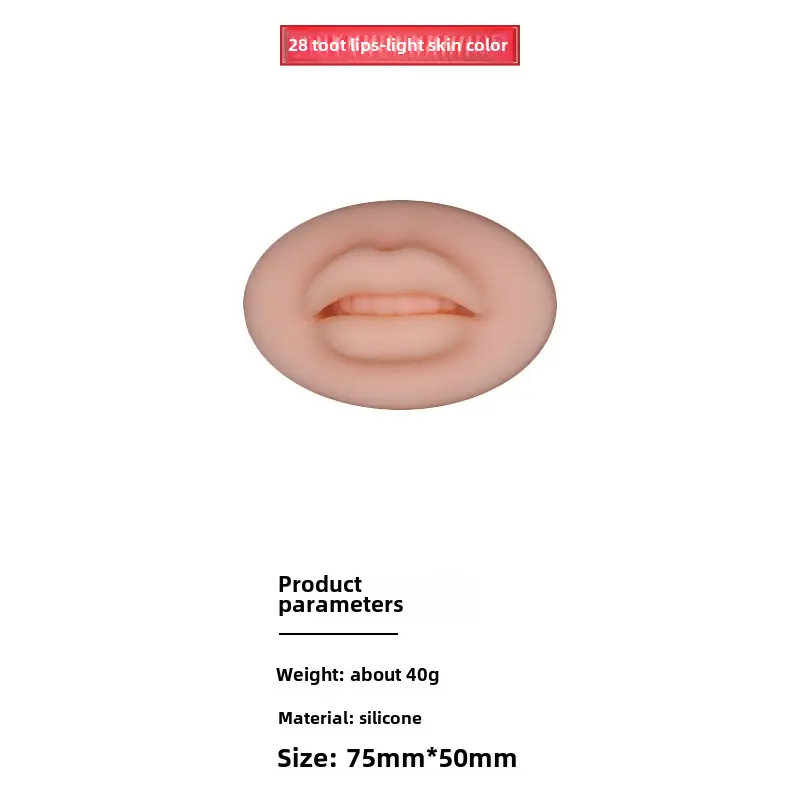 Silicone Eye Lip Tattoo Brow Fake Eyebrow Contact Lens Line - Image 40