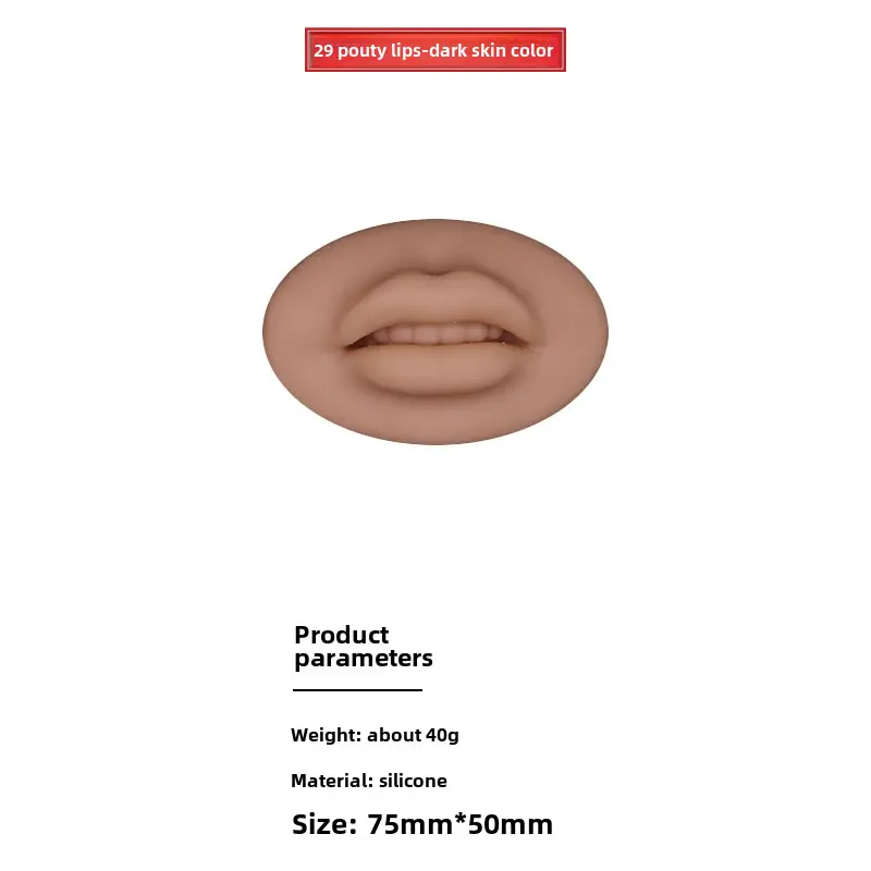 Silicone Eye Lip Tattoo Brow Fake Eyebrow Contact Lens Line - Image 41