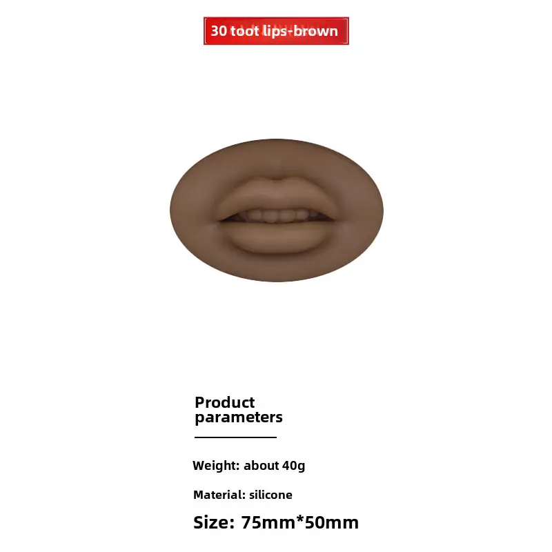Silicone Eye Lip Tattoo Brow Fake Eyebrow Contact Lens Line - Image 42