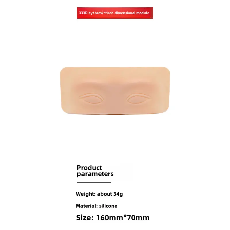 Silicone Eye Lip Tattoo Brow Fake Eyebrow Contact Lens Line - Image 45