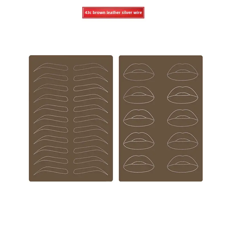 Silicone Eye Lip Tattoo Brow Fake Eyebrow Contact Lens Line - Image 55