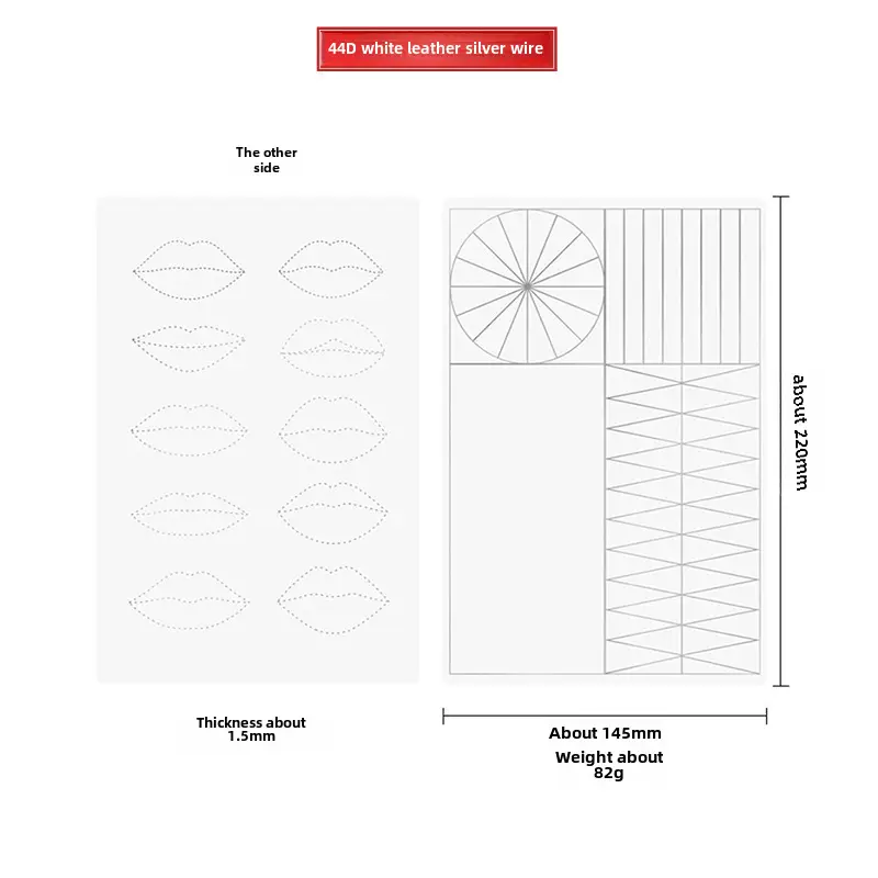 Silicone Eye Lip Tattoo Brow Fake Eyebrow Contact Lens Line - Image 56