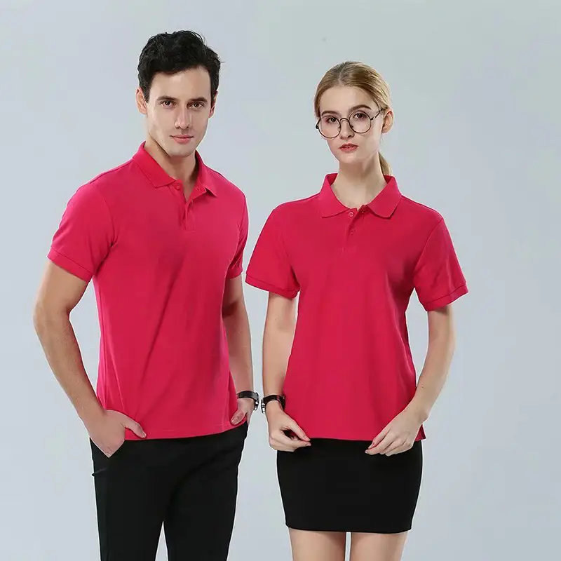 Blue Polo Shirt for Men Women Corporate Cultural Business Wear - Image 10