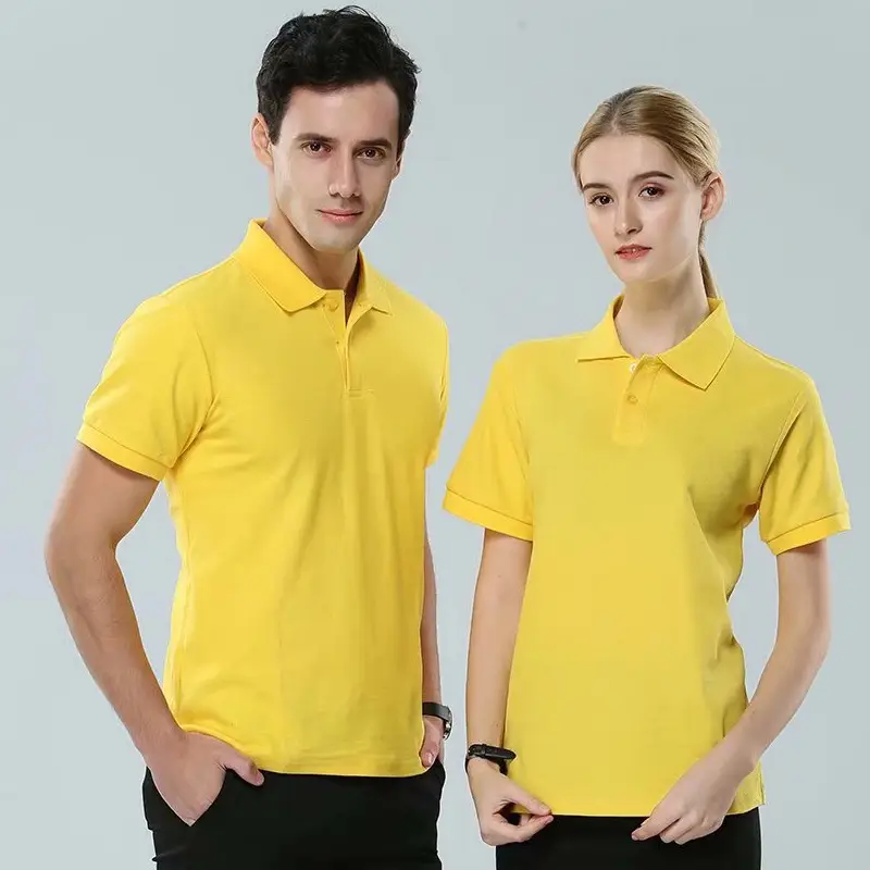 Blue Polo Shirt for Men Women Corporate Cultural Business Wear - Image 6