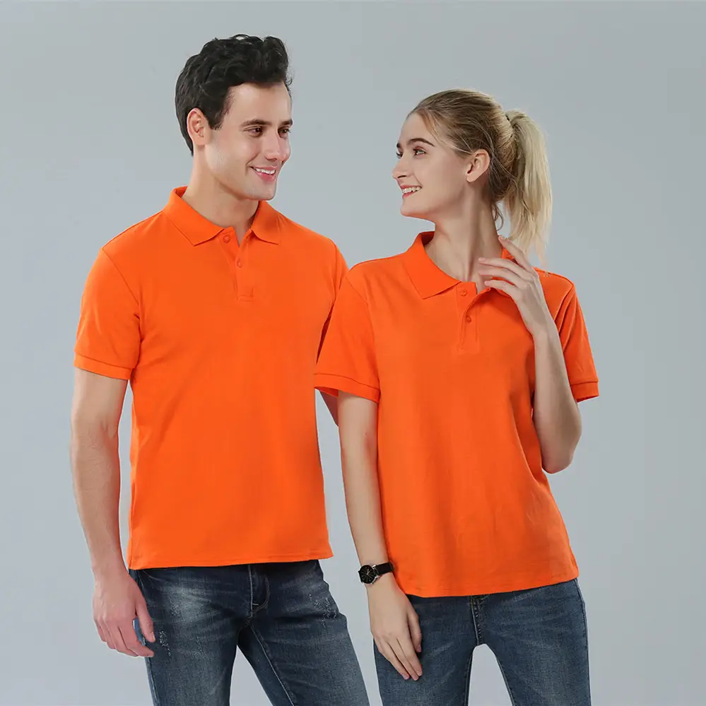 Blue Polo Shirt for Men Women Corporate Cultural Business Wear - Image 9