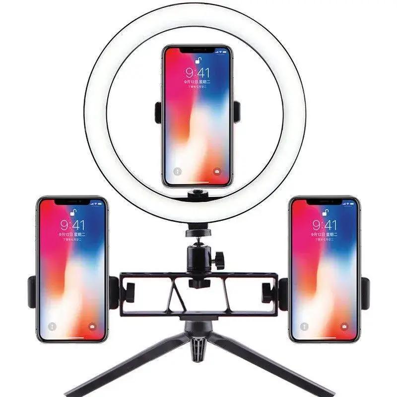 Light Phone Clip E-Shaped Dual Hole Mount Tripod Fixing Clip - Image 6