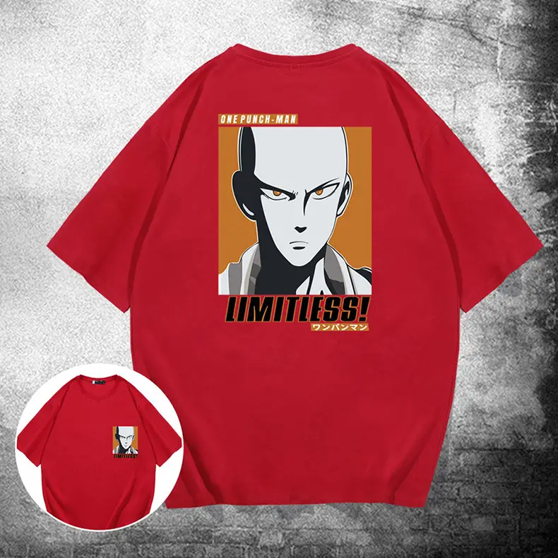 Anime Superman T-Shirt White Cotton Summer Wear