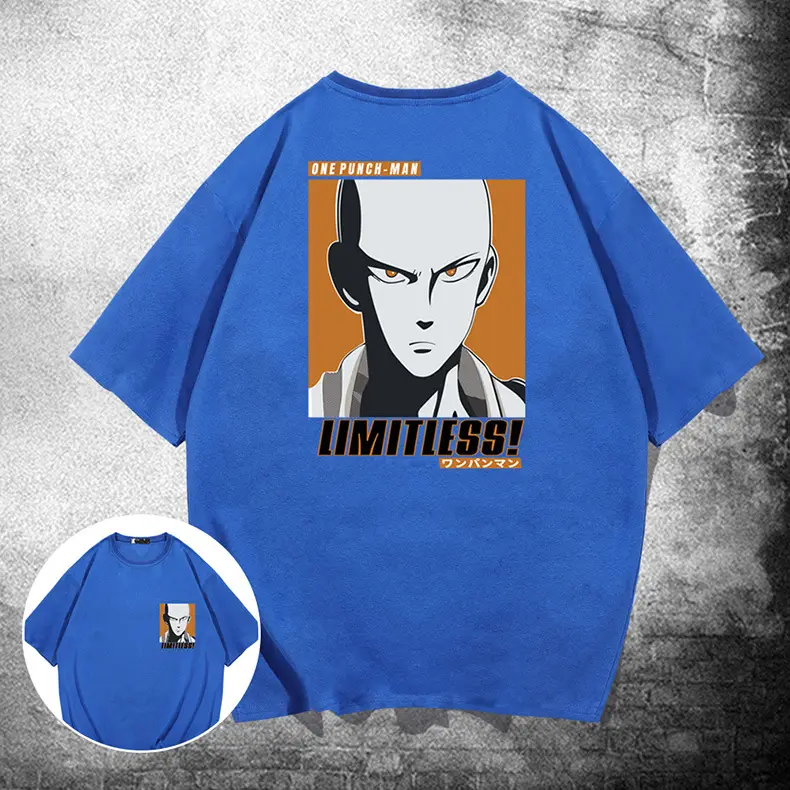 Anime Superman T-Shirt White Cotton Summer Wear