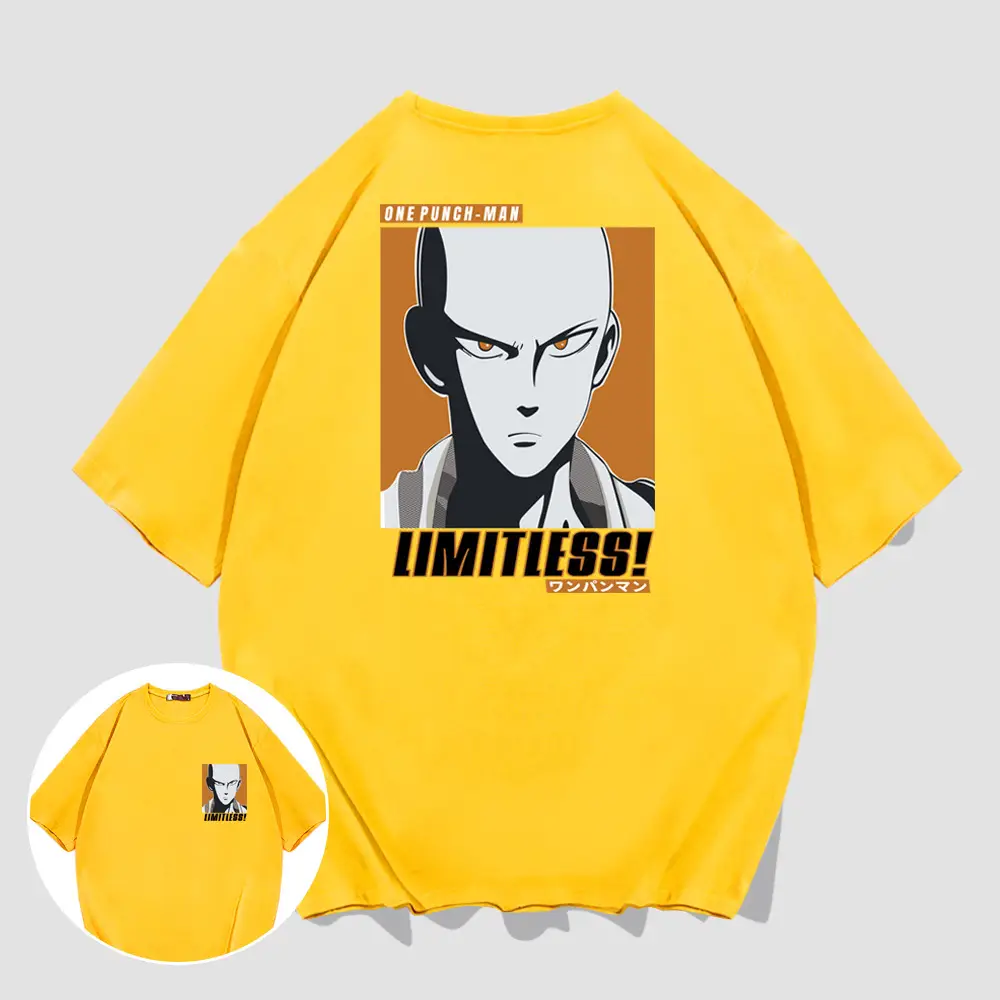 Anime Superman T-Shirt White Cotton Summer Wear